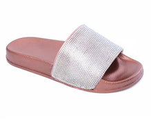 Load image into Gallery viewer, Diamond Bling Beach Slippers