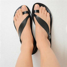 Load image into Gallery viewer, Flat Heels Women's Summer Shoes Thong Sandals