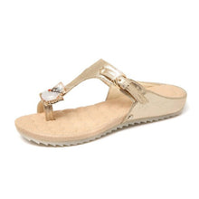 Load image into Gallery viewer, Women Crystal Flat platform Summer Slippers