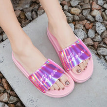 Load image into Gallery viewer, Diamond Bling Beach Slippers