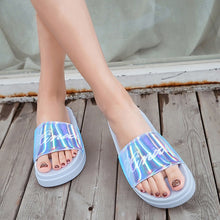 Load image into Gallery viewer, Diamond Bling Beach Slippers