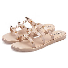 Load image into Gallery viewer, Diamond Bling Beach Slippers