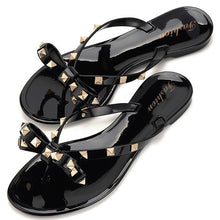 Load image into Gallery viewer, Diamond Bling Beach Slippers